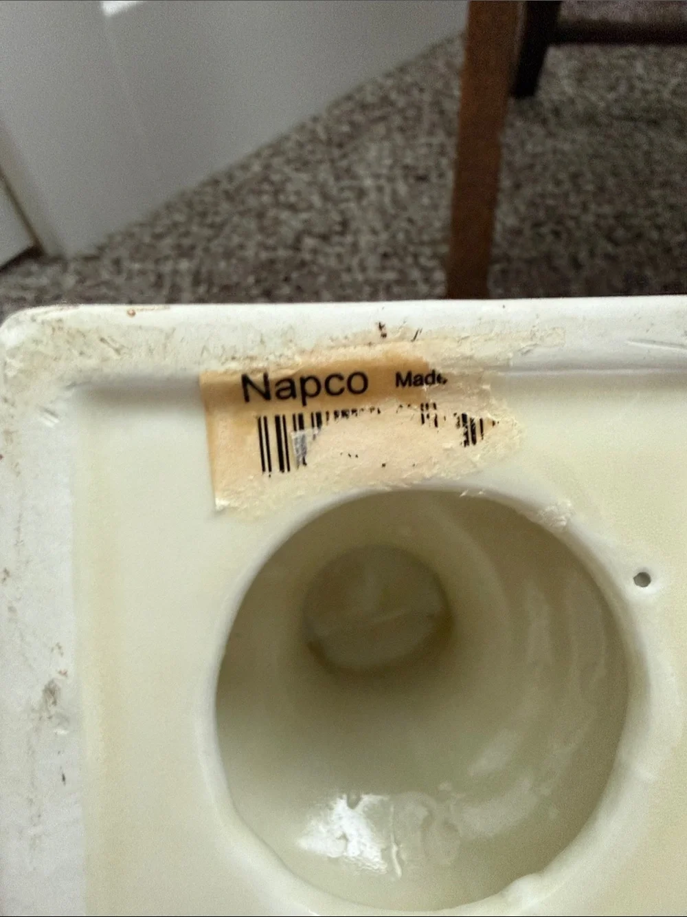 Vintage Napco Floral Pedestal Urn Planter